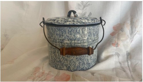 Antique graniteware berry - graniteware,