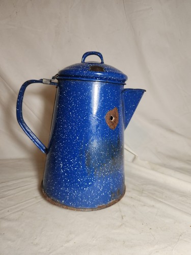 Vintage blue speckled - blue,