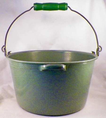 Graniteware pot pail bucket - graniteware,